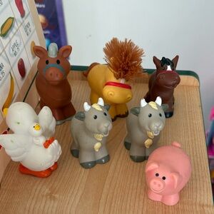 Little people farm animals